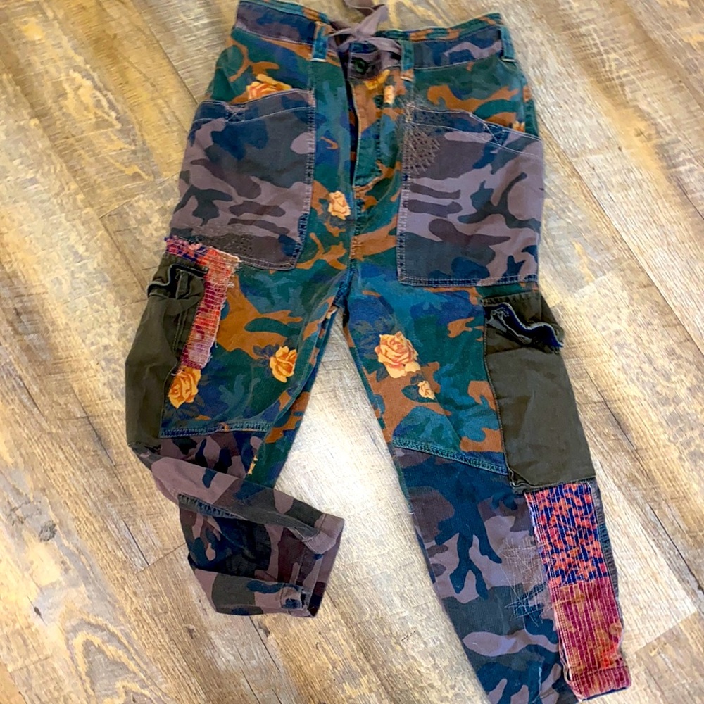 Free people camo pants